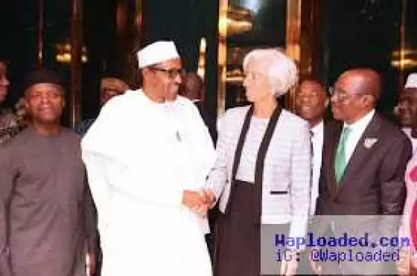 Photos: Buhari holds meeting with IMF boss Christine Lagarde
